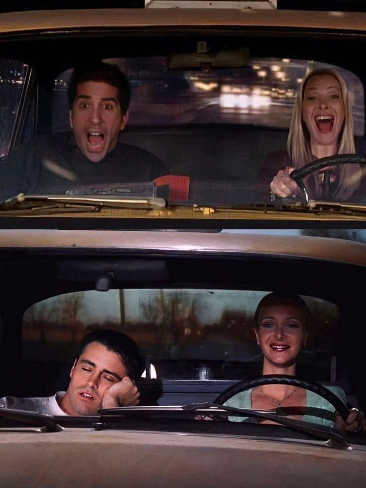 The different levels of trust in Phoebe's driving