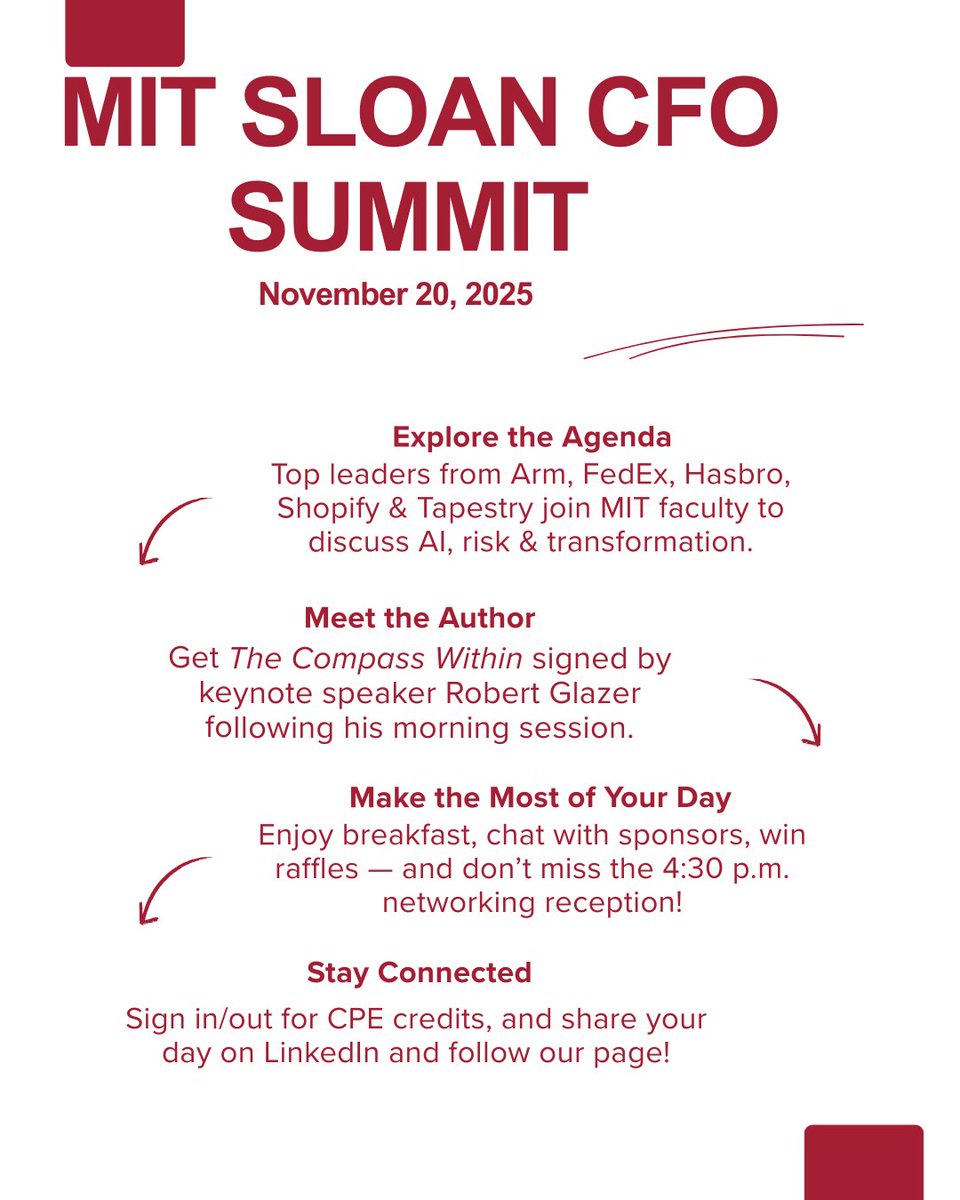 MIT CFO Summit tweet media