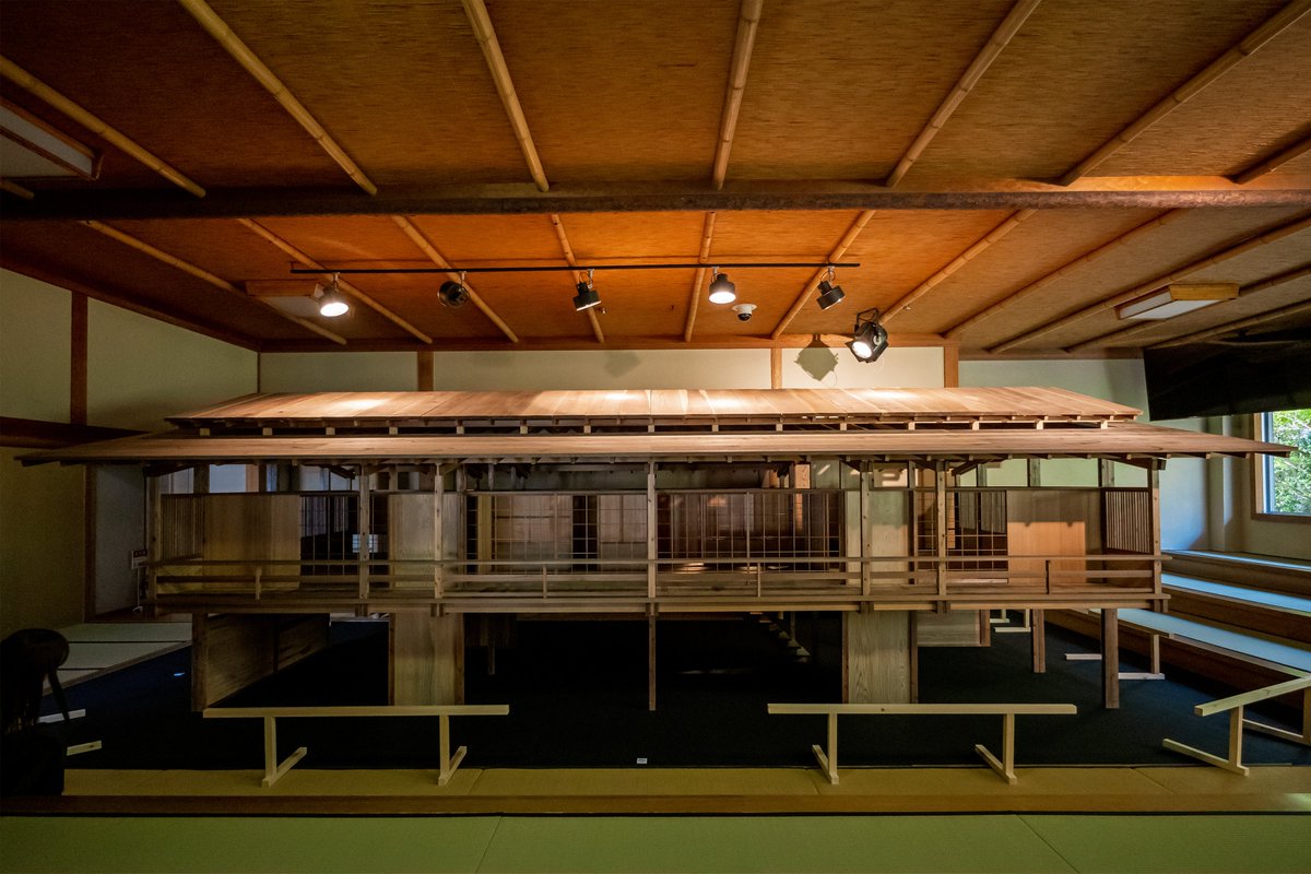 take_all_a's tweet image. 建築家・丹下健三の自邸の模型を見てきた。建築模型といってもスケールは 1/3 という異例の大きさ。デカい！
#丹下健三 #ひろしま国際建築祭