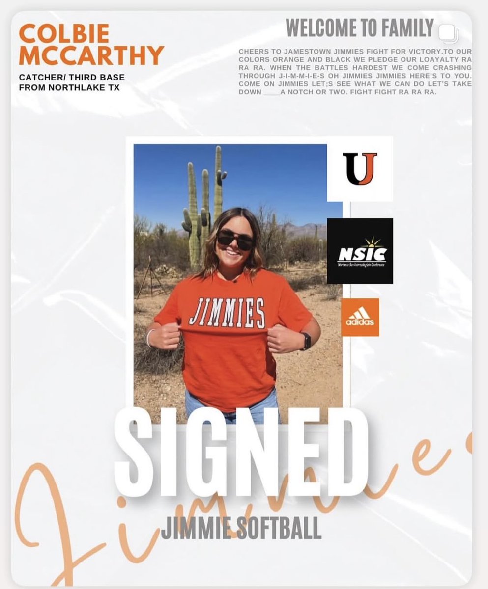 UJSoftball's tweet image. Good people make good JIMMIES!