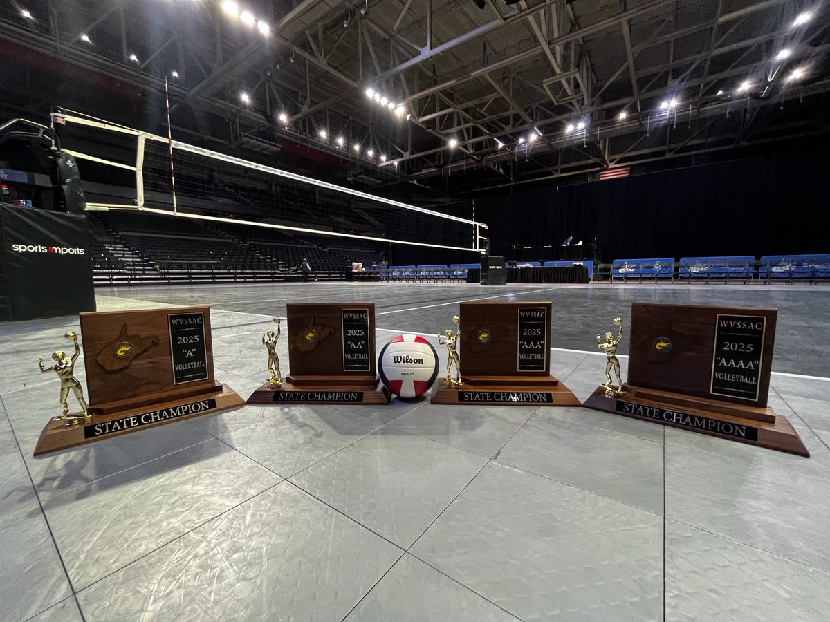 Let's hand out some hardware! Four titles on the line today.l
wvssac.org/2025-volleybal…