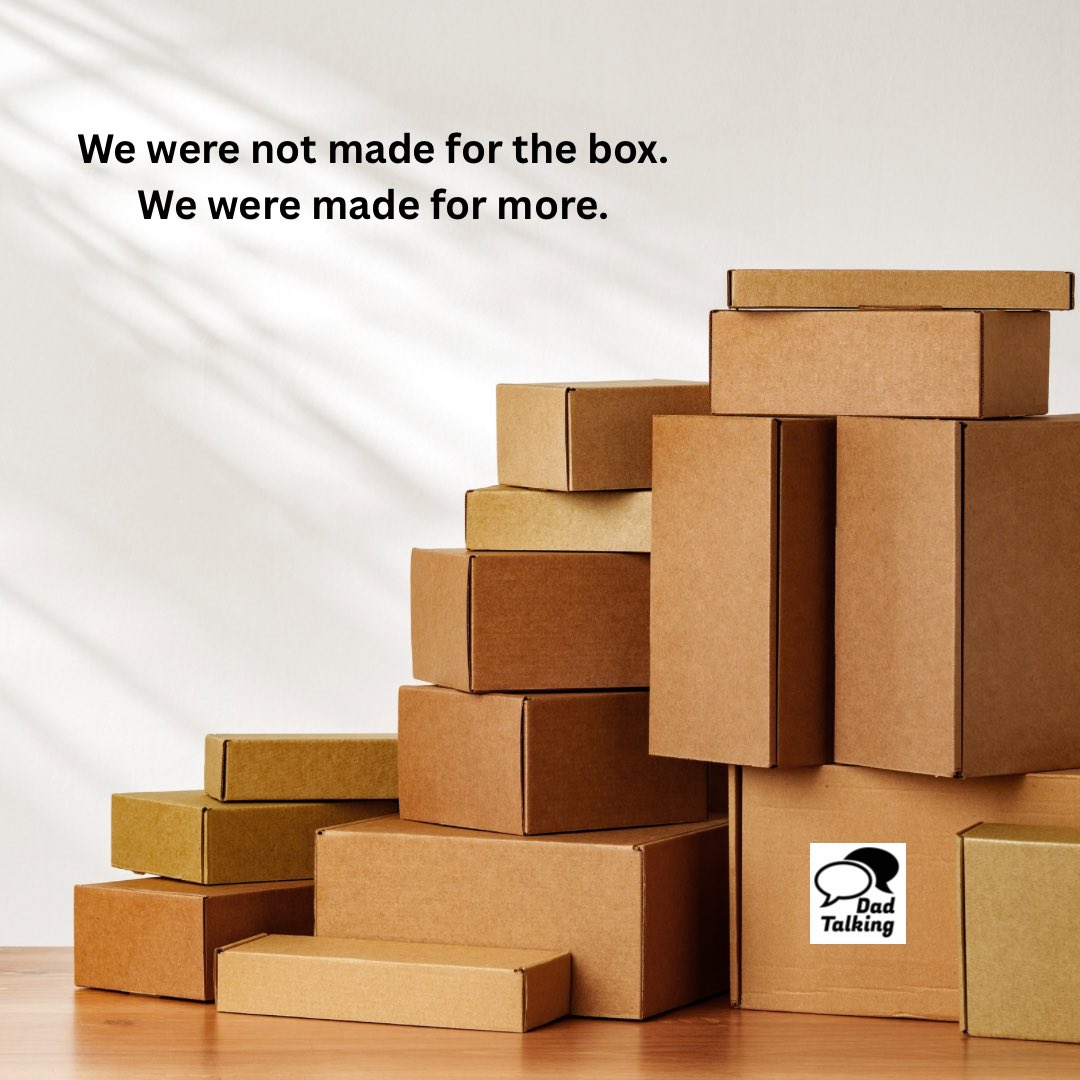 ‘the box’

The box is not for us.
It is for them.

It is the place others put us so they can stay comfortable.
A neat corner.
A simple label.
A version of us that fits their understanding.

But the box is one of the most damaging places we can live.
It limits us.
It paints us