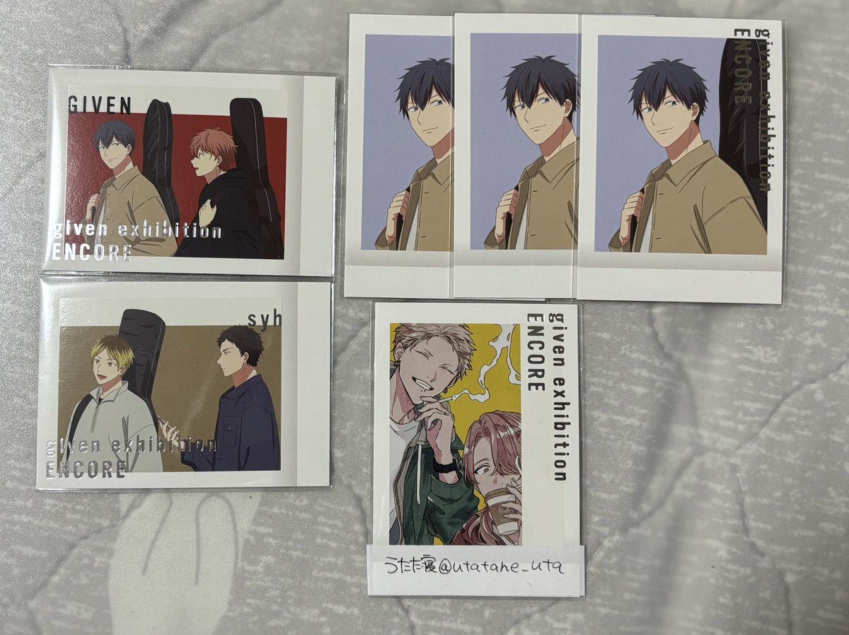 ギヴン展 ENCORE ぱしゃこれ premium② ばら売り可 ギヴン展 ENCORE ぱしゃこれ PREMIUM 立夏 真冬 14枚セット - メルカリ