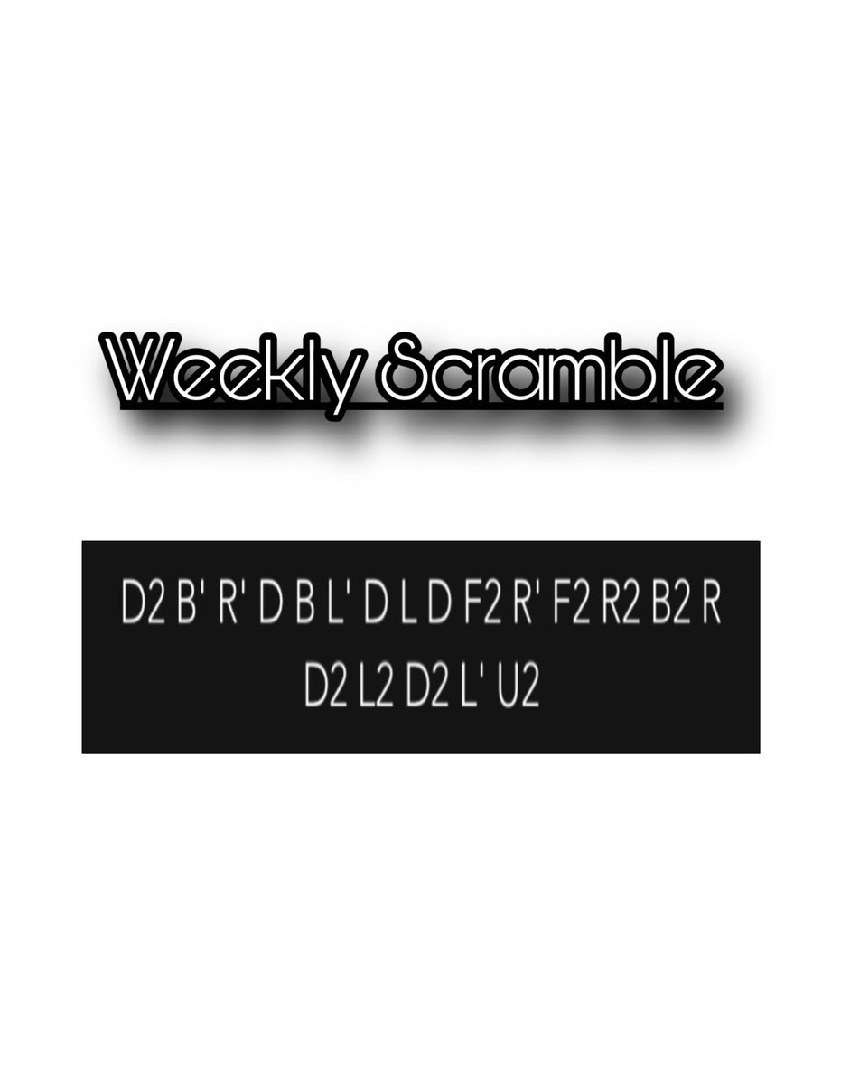 Share your Solve Time or Times with Us.