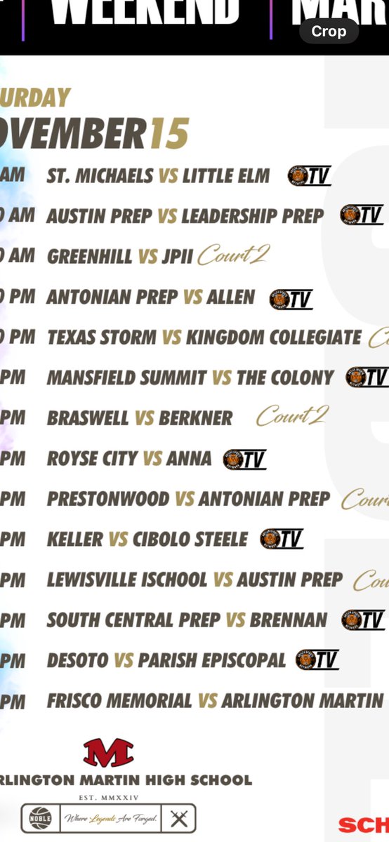 First of the #Watchlist participants in the <a href="/TheNobleClassic/">The Noble Classic</a> <a href="/Jinkal_sun/">Sun jinkal</a> of <a href="/smprep_warriors/">St. Michael’s Prep Athletics</a>  will compete in the 4:30 matchup against <a href="/LEBoysLoboHoops/">Little Elm Boys Basketball</a> #oneeyedscout 

buzzsprout.com/2510960/episod…