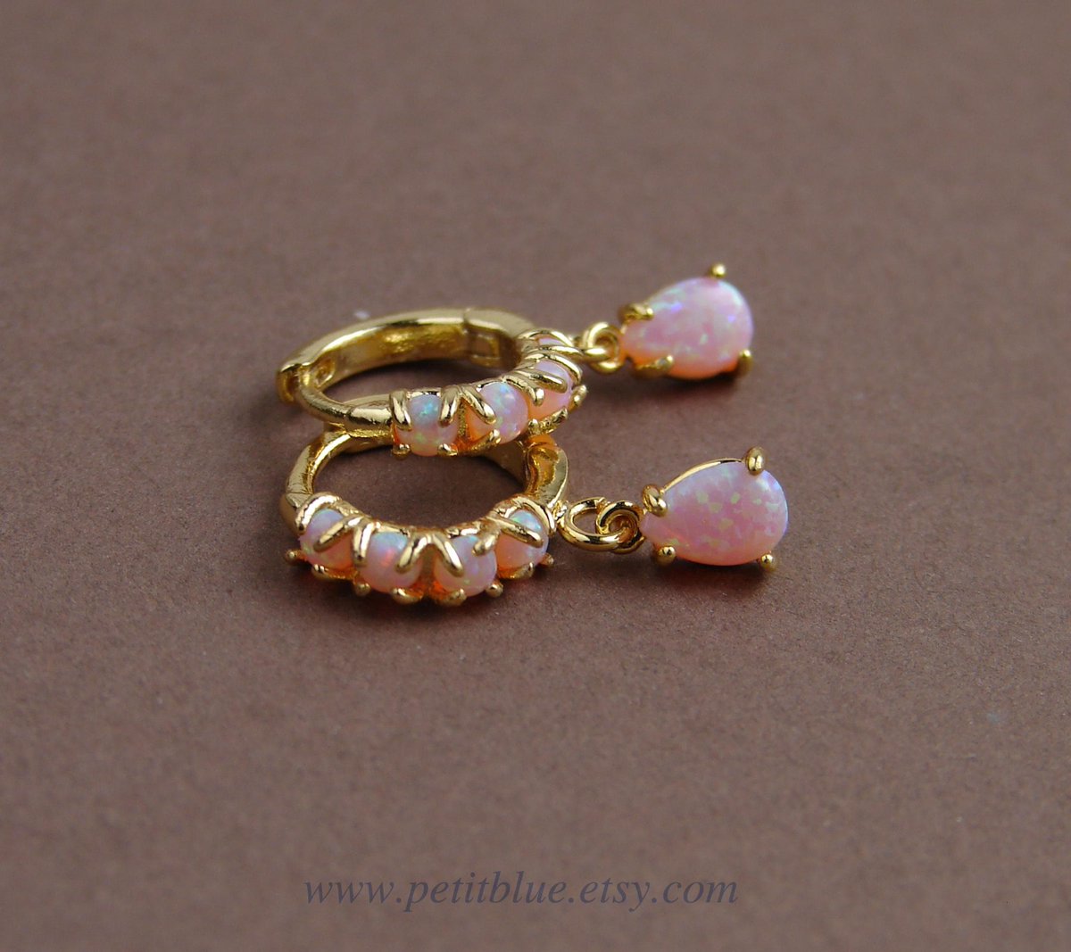 JewelryByMikako's tweet image. Opal Huggie Earrings ~ Tiny Pink Opal Hoop Earrings ~ Dainty Opal Earrings ~ Small Opal Teardrop Dangle ~ Opal Huggies ~ October Birthday tuppu.net/e45e3ce8  #OpalEarrings