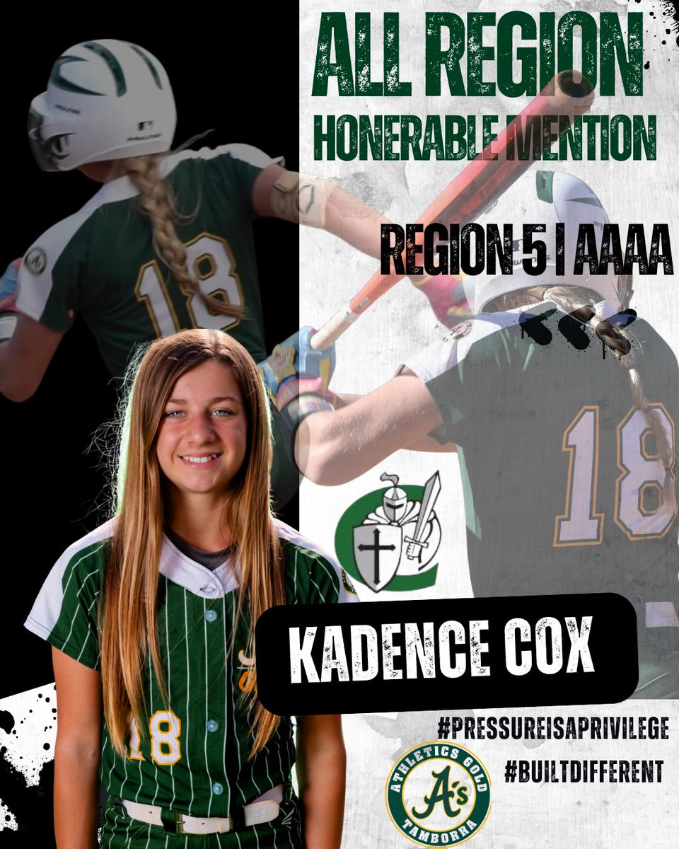 AGTSpencer14U's tweet image. Congrats to @Kadence1832 on an incredible season with her @CCSKnightsSB teammates!

Kadence earned GIAA AAAA Region 5 All-Region Honorable Mention as an 8th grader helping lead her team to the @giaasports AAAA State Championship, hitting  .320 with a .500 OBP while holding down…