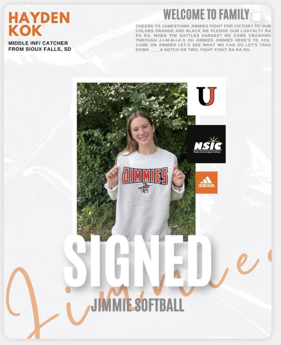 UJSoftball's tweet photo. Good people make good JIMMIES! https://t.co/7zTtCGALbI