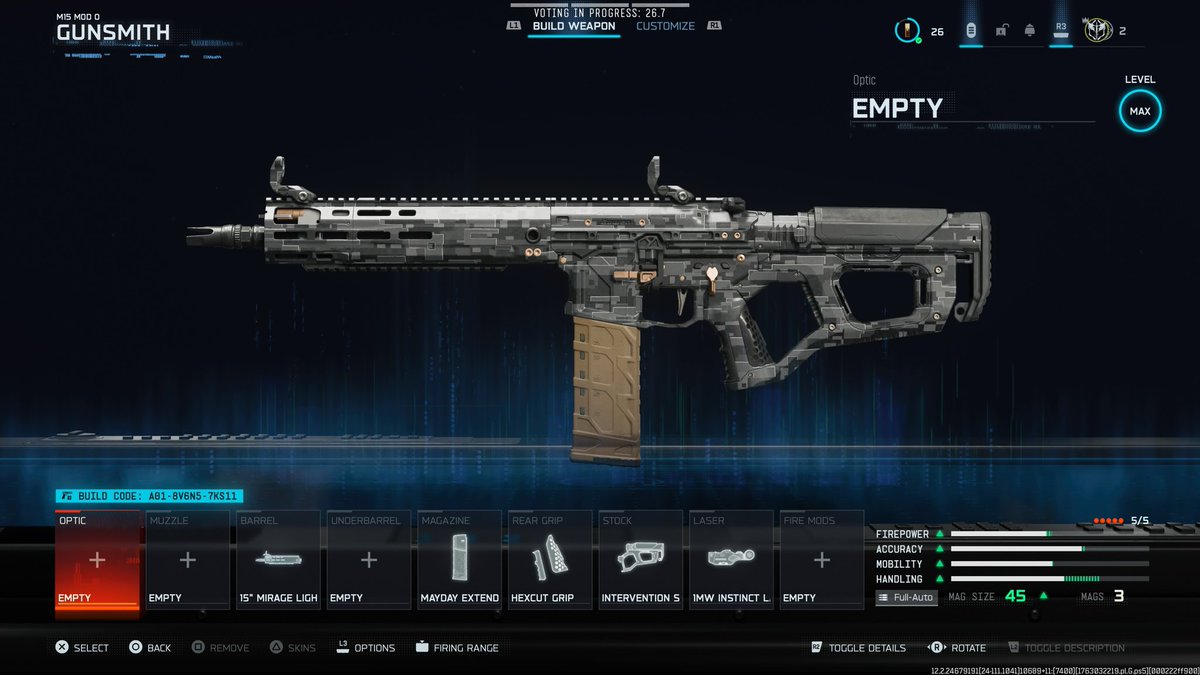 Fastest TTK and MAX MOVEMENT SPEED M15 MOD 0 #BO7