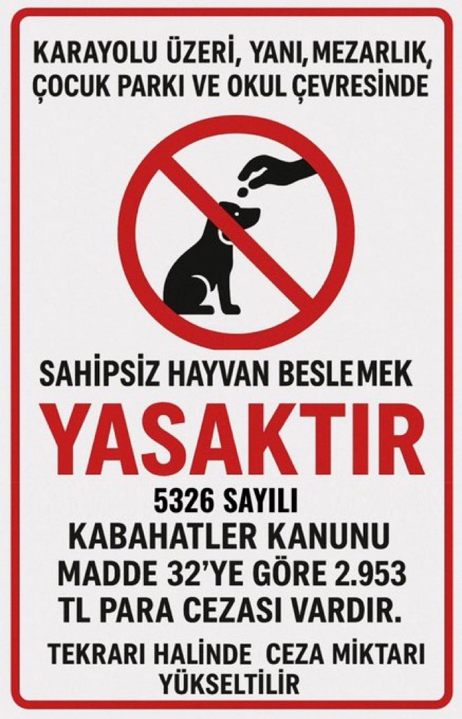 BulutGulcuN's tweet photo. Sivas Belediyesi köpek terk edeni ihbar edene, 20.000 TL ödül verecekmiş! 

Hatırlatalım:
📌Evcil hayvanı çipletmek için son tarih 31 Aralık 2025
📌Evcil hayvanı terk etmenin cezası 86.358 TL
📌Sokakta hayvan beslemenin cezası 2953 TL. 

#sokaktabaşıboşolmaz https://t.co/IsObdFPr9Q