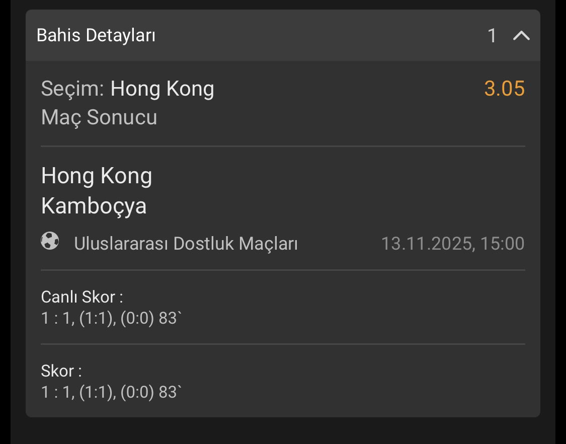 cometowon777's tweet photo. Hong kong 🇭🇰 oran 3.05 kalan 5 dk da çevir maçı
5️⃣0️⃣0️⃣ TL Deneme bonusu ile
5️⃣0️⃣0️⃣0️⃣ TL ye kadar kazan 🧿🏅
👇👇👇
🔗https://t.co/3ywrMhOopA
#canlıbahis
#bahis
#casino
#denemebonusu
#slot
#futbol
#setrabet
#betconstruct
#canlı
#livebet
#spor
#haber
#BetConstructAI https://t.co/P9euQJrHg7