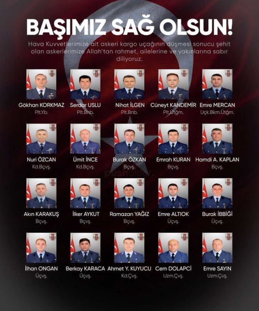 Selam olsun vatan nöbetlerini göklerin ardından devam ettirecek yiğitlere..