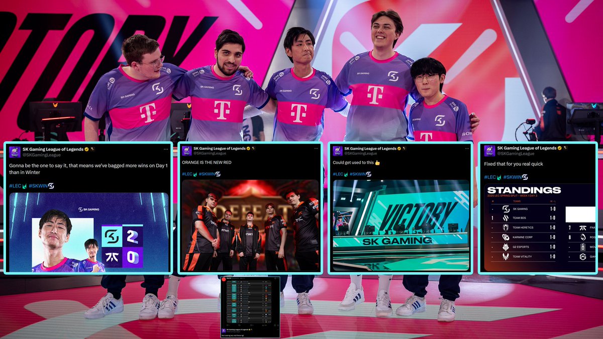 SK Gaming League of Legends tweet media