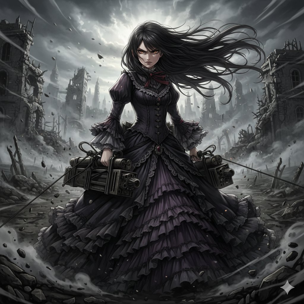 fer92767's tweet photo. In shadows she stands, a silent storm, steel in hand, destiny in her eyes.
#IAart, #iacommunity, #digitalart, #animeart, #darkfantasy, #victorianstyle, #attackontitanstyle, #aigenerated, #cinematicanime, #epicart https://t.co/tNSHI4tMx7