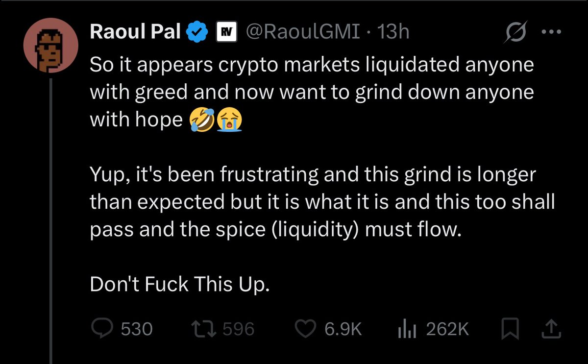 TXMCtrades's tweet image. The guy who said full port shitcoins because we&apos;re in the waiting room for the banana zone wants you to know the spice must flow and not to fuck this up.

Also the same guy who shilled BTC vs Global M2 w/ random offset

Also the same guy who shilled BTC vs Gold w/random offset