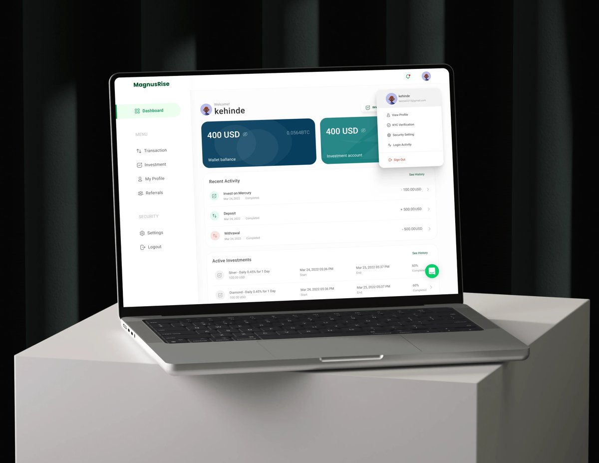 Oladega_'s tweet photo. A design throwback from 2022:

An high-yield investment platform that helps users invest and trade Bitcoin with the goal of earning daily profit percentages... https://t.co/9YGJBzjH6p