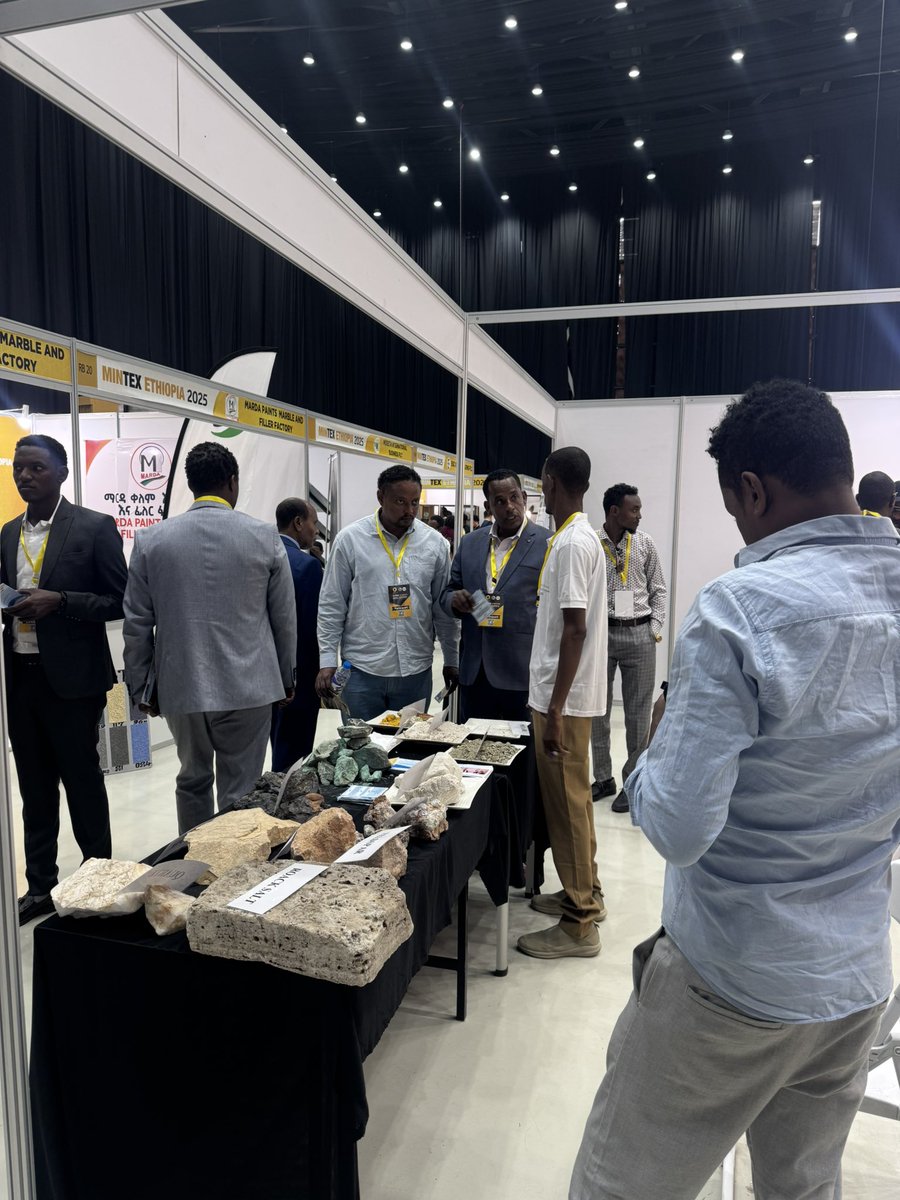 MinistryofMine_'s tweet photo. MINTEX Ethiopia 2025 is here!
Over 130 international and local exhibitors are showcasing Ethiopia’s growing mining potential at AICC.
Join us to explore new investment opportunities and innovations in the mineral sector!
#MintexEthiopia2025 #InvestInEthiopia #MiningForTheFuture https://t.co/YXtevbevlQ
