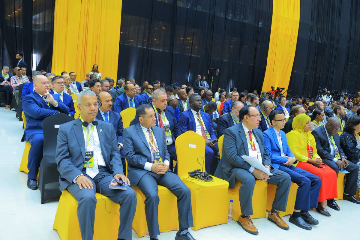 MinistryofMine_'s tweet photo. MINTEX Ethiopia 2025 is here!
Over 130 international and local exhibitors are showcasing Ethiopia’s growing mining potential at AICC.
Join us to explore new investment opportunities and innovations in the mineral sector!
#MintexEthiopia2025 #InvestInEthiopia #MiningForTheFuture https://t.co/YXtevbevlQ