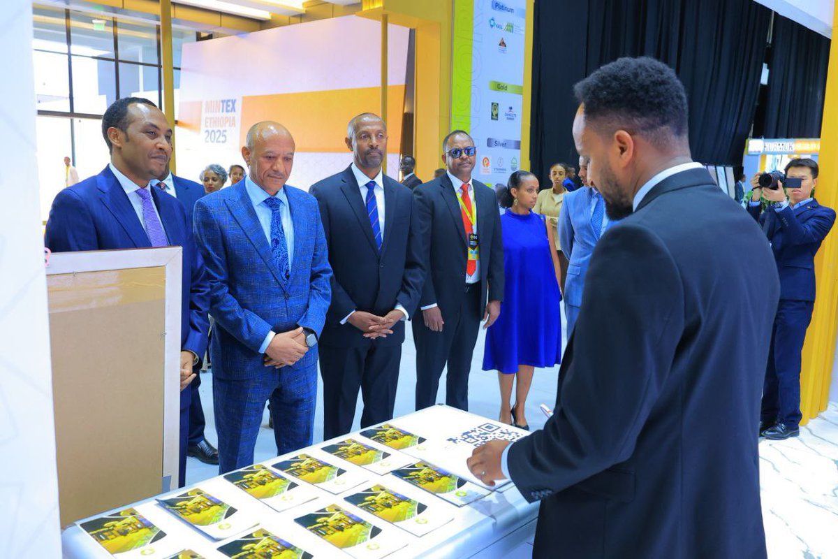 MinistryofMine_'s tweet photo. MINTEX Ethiopia 2025 is here!
Over 130 international and local exhibitors are showcasing Ethiopia’s growing mining potential at AICC.
Join us to explore new investment opportunities and innovations in the mineral sector!
#MintexEthiopia2025 #InvestInEthiopia #MiningForTheFuture https://t.co/YXtevbevlQ