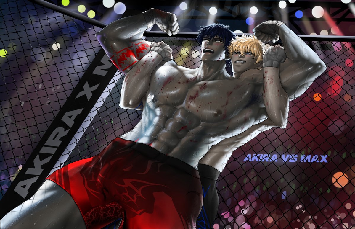 🔞 CaptainRandom / OCs Max and Akira tweet media