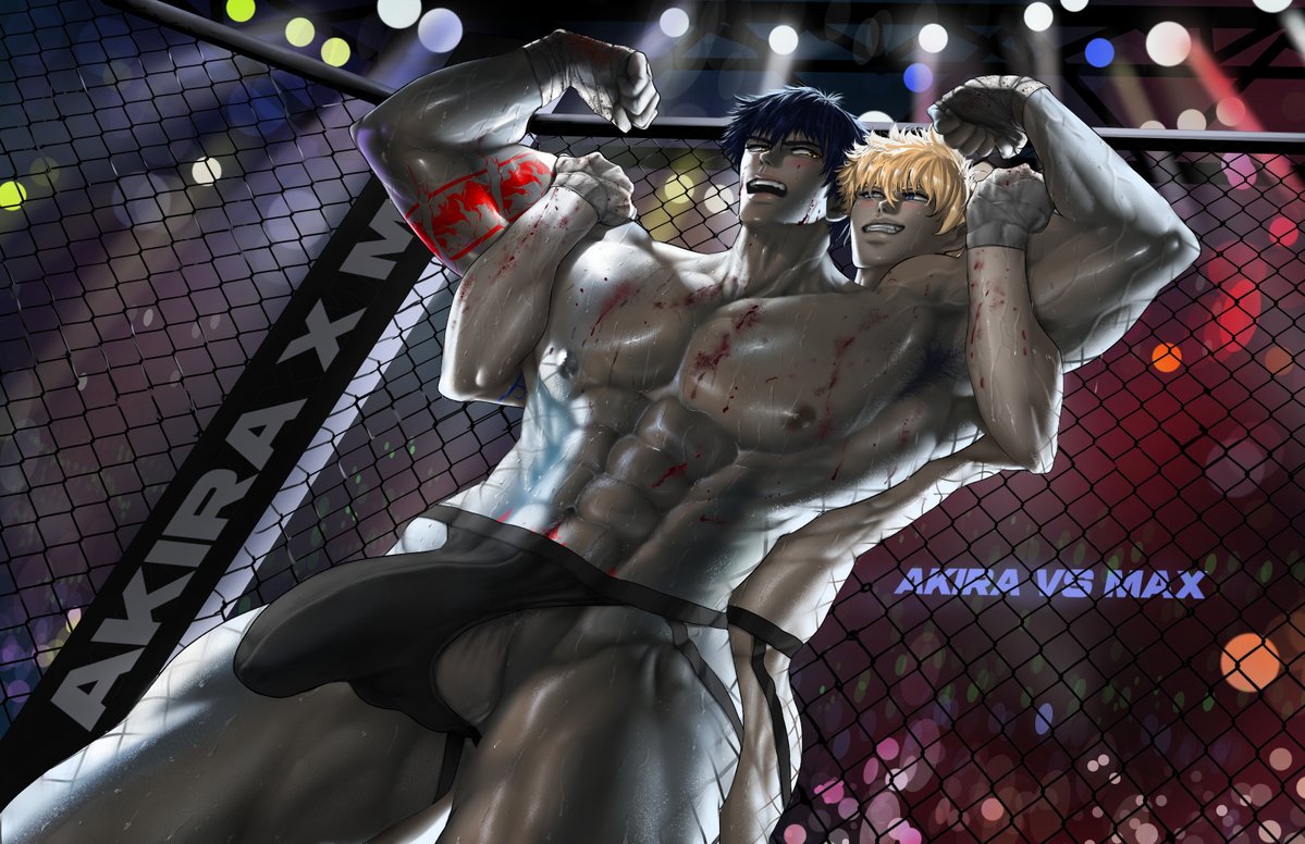 🔞 CaptainRandom / OCs Max and Akira tweet media