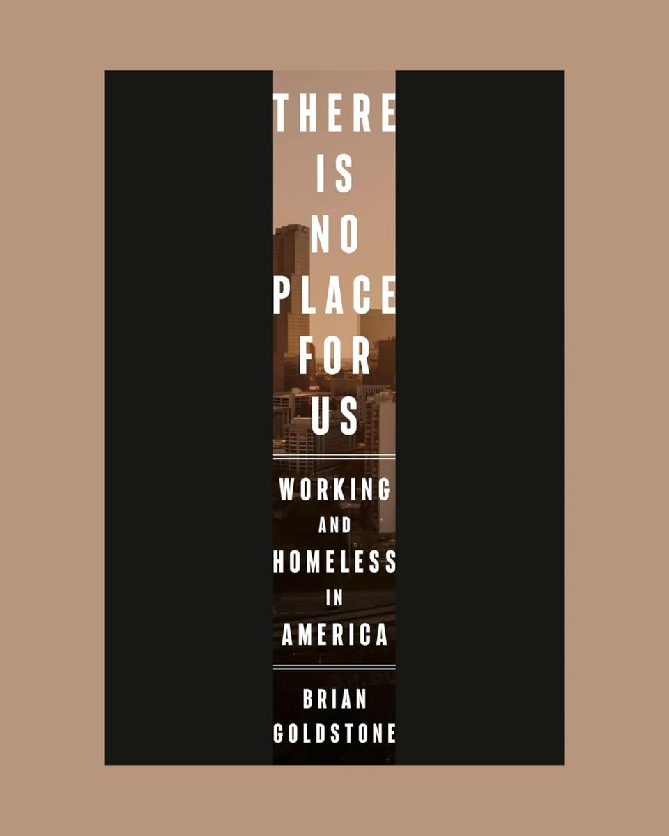 LAReviewofBooks's tweet photo. "There is no city, state, or county in America where a two-bedroom apartment is in reach for someone who earns minimum wage and works full time." Zoe Adams reviews Brian Goldstone's book, "There is No Place for Us: Working and Homeless in America."
https://t.co/yMyprIyWus https://t.co/eogjYKv0UN