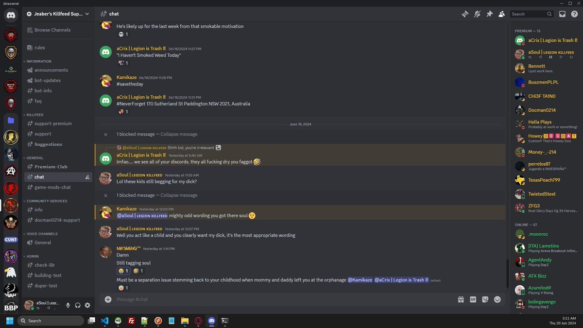 LegionKillfeed's tweet photo. Discord's new Family Center: Because who needs to actually moderate harassment, suicide baiting, and pedophile accusations against users when you can just punish the victims instead? #DiscordProtectsAbusers #DiscordFail https://t.co/SyIY7CN0iJ