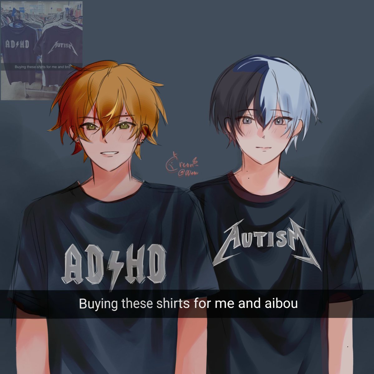 #彰冬 rkgk to beat my art block, ok..?