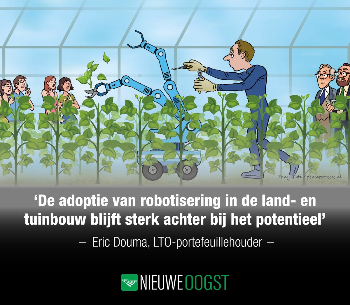 De kritiek op arbeidsmigratie groeit, net als de arbeidstekorten. Partijen adviseren extra in te zetten op innovatie. Er komt 10,47 miljoen euro subsidie voor #digitalisering en #robotisering.

🔎 Een uiteenzetting van uitdagingen en mogelijke oplossingen: bit.ly/longread-robot…