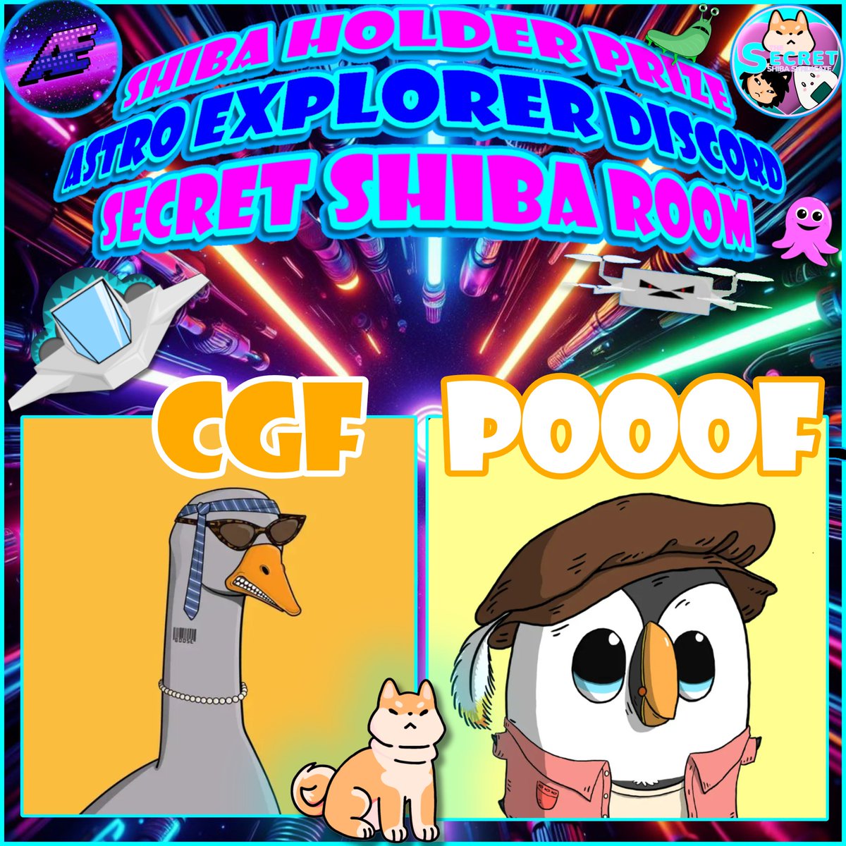 🌞GM🤫Secret👀Frens👇 

👊Head to  <a href="/Astro_Explorer_/">Astro Explorer | Bork Borks & Zerkers</a> Discord

👉Secret Shiba Room

2 Holder Prizes 

CGF 
Pooof