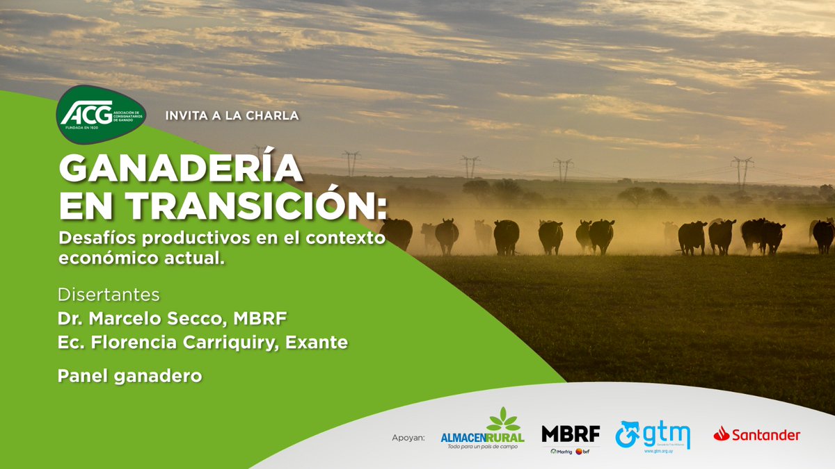 Hoy en nuestro local de Montevideo los esperamos 🙌
<a href="/consignatarios1/">ACG</a> 
#todoparaunpaisdecampo