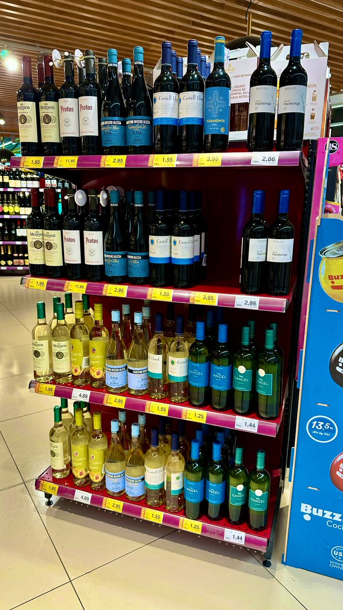 Such a shame we don’t see prices like this for Vino back in the UK!… we get taxed to hell don’t we!