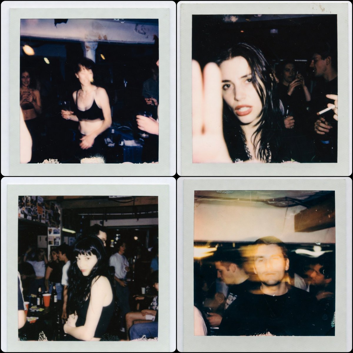 复刻90年代末宝丽来派对氛围感照片