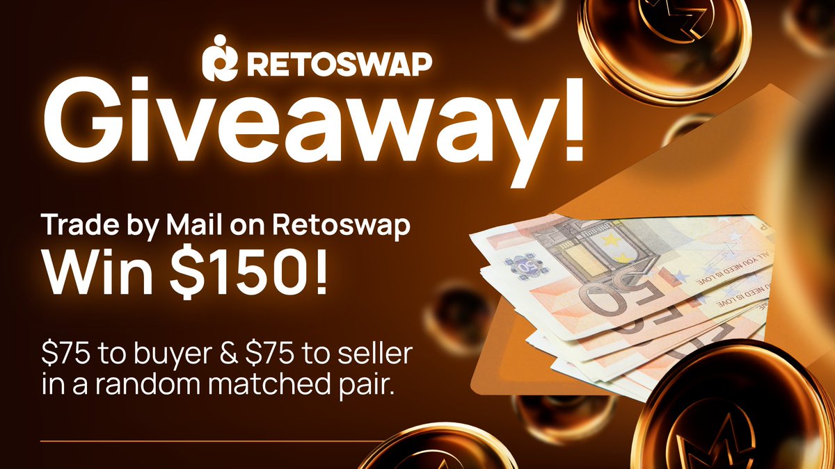 RetoSwap's tweet image. 🚨 RetoSwap just hit an all-time high: 122,606 XMR traded in October (~$47.5M USD at today&apos;s rate).

14,000+ trades completed. No KYC. No middlemen.

To celebrate, we’re giving away $75 in XMR to BOTH a buyer and seller in a Cash by Mail trade.

Trade → Get matched → Win.
🕵️‍♂️…