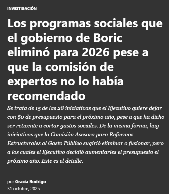 felrocca's tweet photo. @TomasDeLaU @KkkkSapito Busca...son al menos 28 los programas sociales que está eliminando https://t.co/1yJoPNDJH0