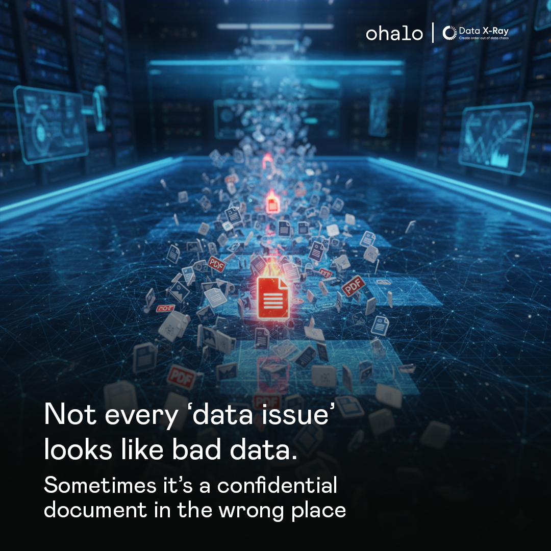 ohalo_tech's tweet image. Not every problem look obvious.
Sometimes it’s a confidential document quietly sitting in your analytics environment.

Data X-Ray helps you find those files.
See how: hubs.la/Q03SZRL20

#DataGovernance #Compliance #UnstructuredData
