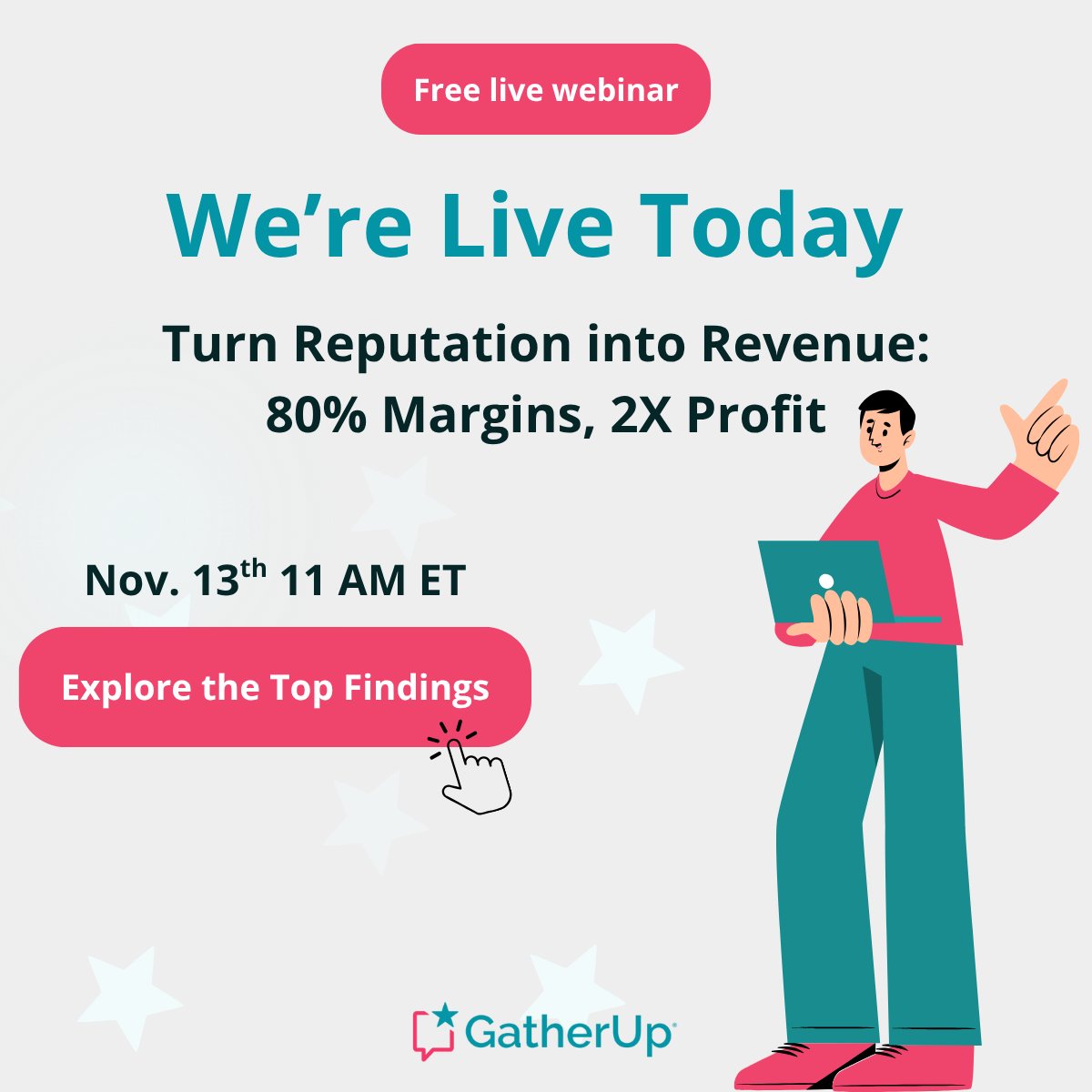 GatherUp tweet media