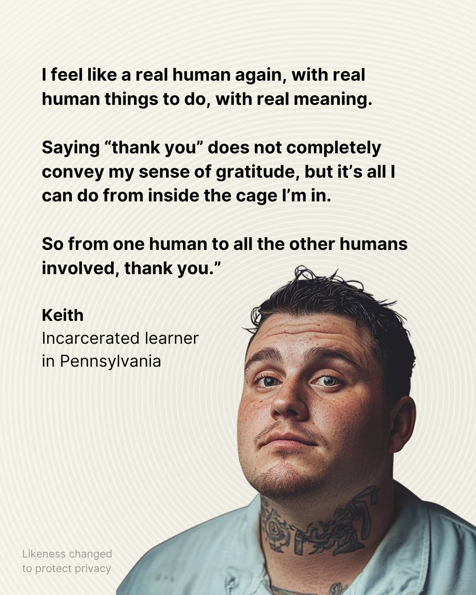 Keith found a way to make time matter, even in prison. Learning gave him something real to do each day.

#IncarceratedVoices #Testimonial #Edovo #WhyWeDoWhatWeDo