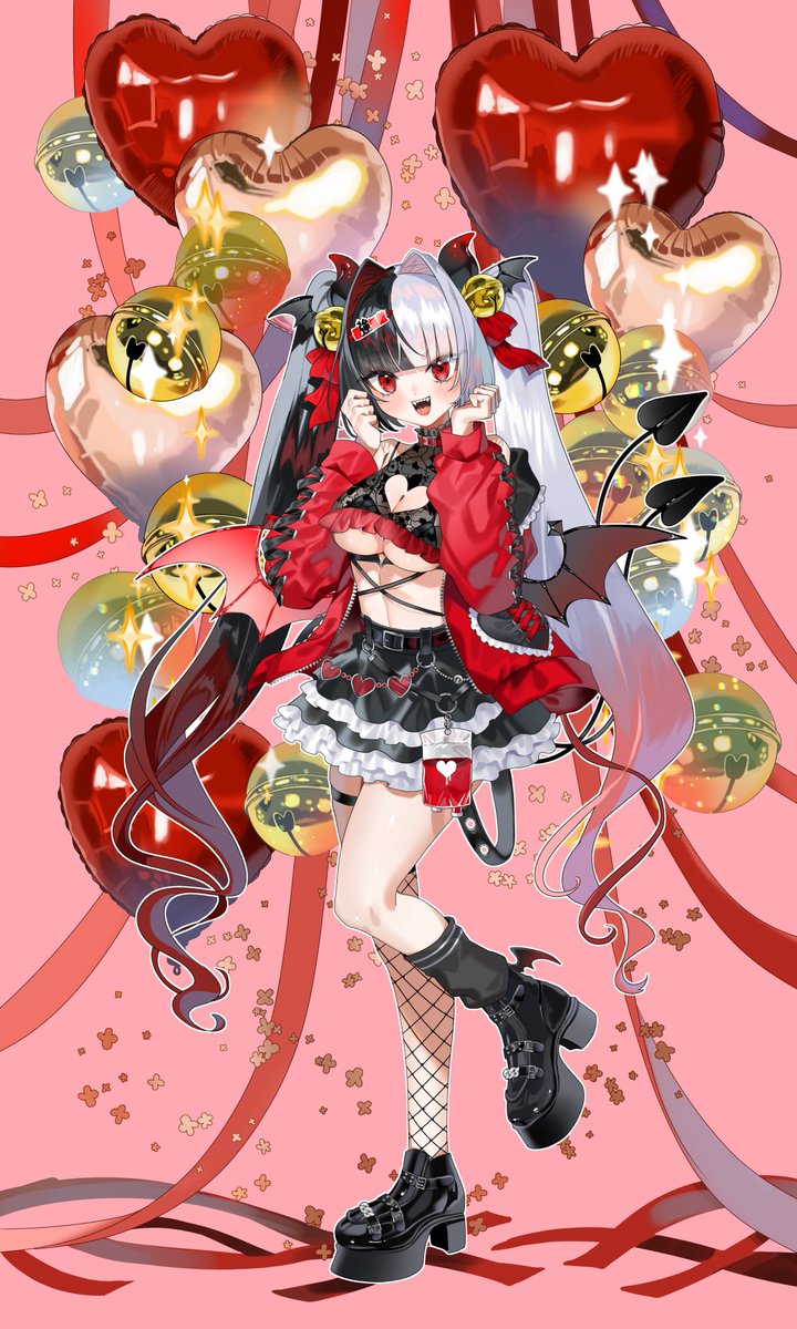 以前コラボで遊んだりりんちゃんが2周年記念🎈🎉 1000いいね目指してる