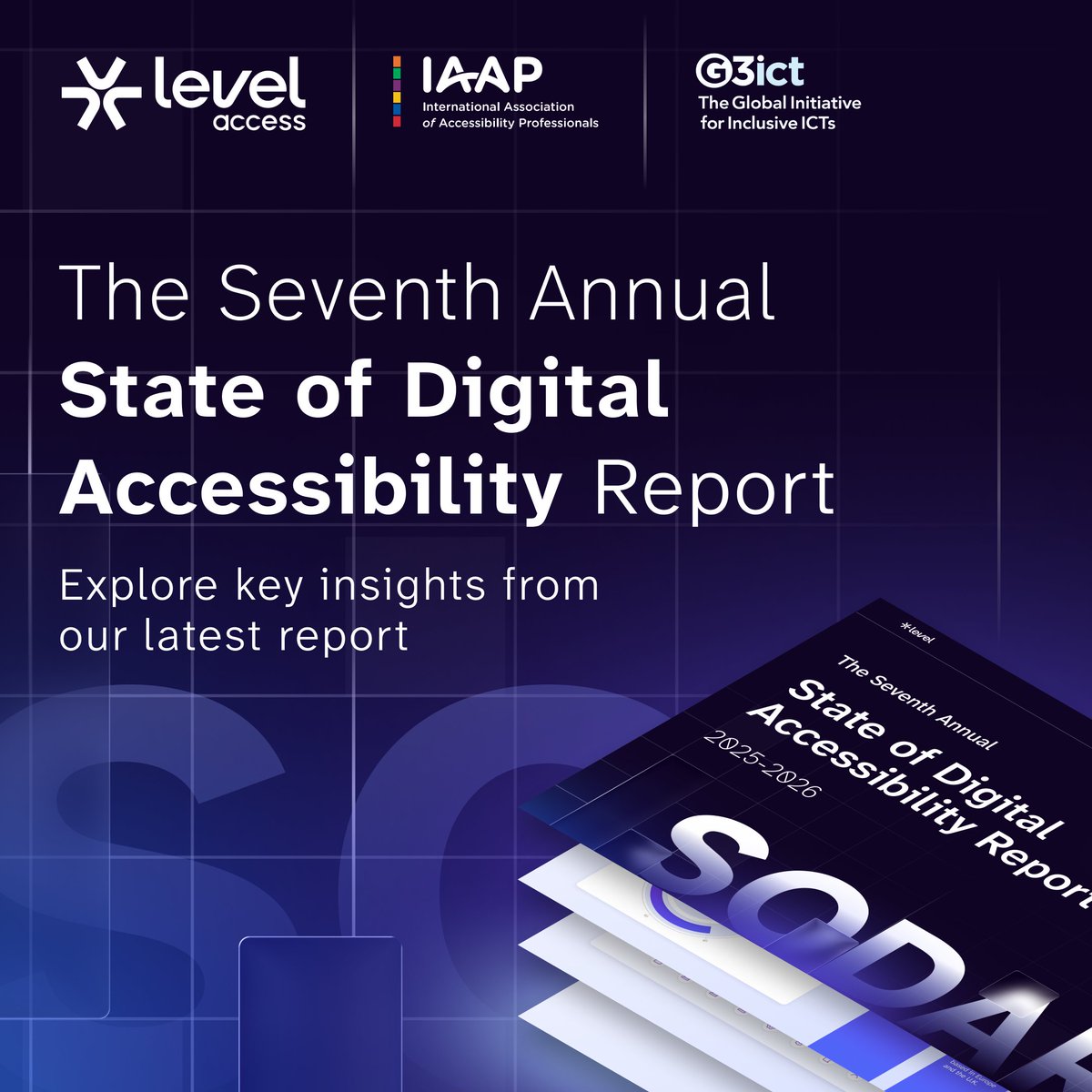 LevelAccessA11y's tweet image. Our Annual State of Digital Accessibility Report is live!

This year’s data makes it clear: market-leading orgs are embracing #accessibility as a strategic growth edge.

Explore findings from the full report on our website:  hubs.la/Q03S_XH30, or learn more in our press…