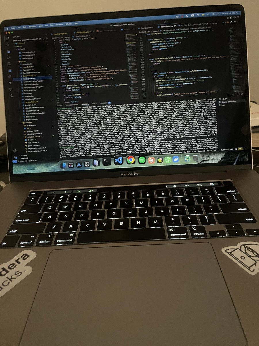 Prime_Developer's tweet image. Into the second month of building @bwintech_  Data Analytics Platform. Definitely gonna be a game changer 
Purpose is to make Data Analysis quicker and easier 😁
#DataDriven #SoftwareDevelopment #DataAIWorldTour