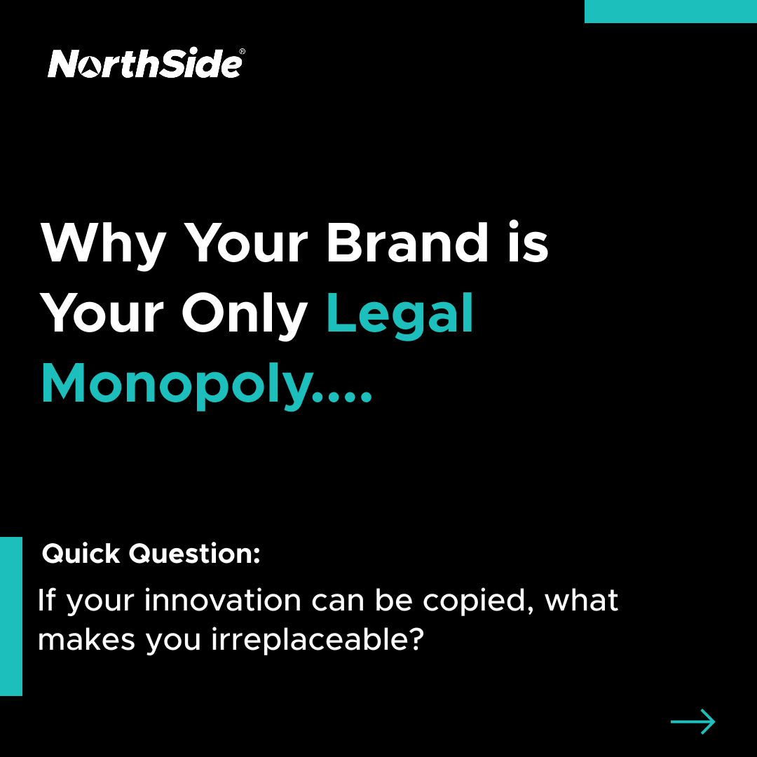 NorthSideIndia's tweet photo. A superior product can win attention. 
A superior brand wins permanence. 

Features can be replicated but  meaning cannot.   

What is your #BrandStrategy? Your #Moat ? 

https://t.co/Uc1sSFCRWo https://t.co/zQTZkD25r8