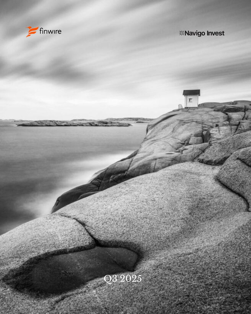 Idag presenterade Navigo Invest sin rapport för det tredje kvartalet 2025.

Se presentationen här: youtube.com/live/1vZVOTr1s…