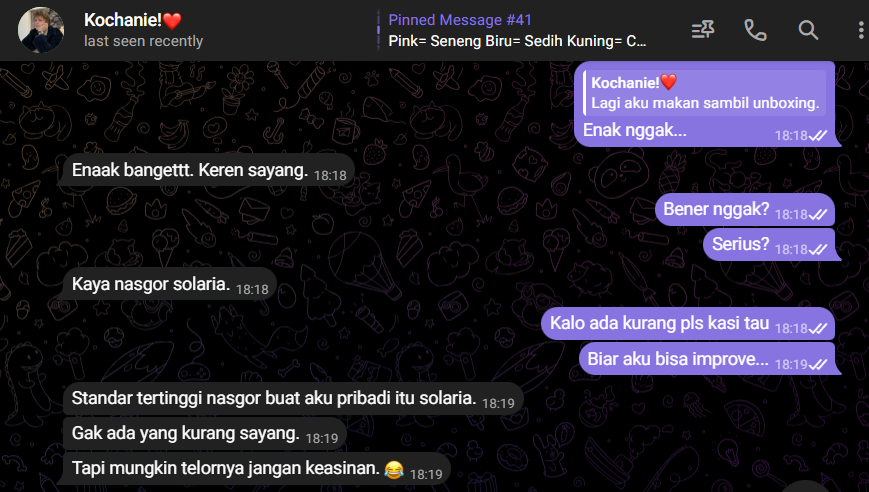 romanticiszed's tweet image. Seneng BANGEEET, tapi ngerasa bersalah dikit, tapi pengen ngakak. Maaf kalo kayak kebelet kawin, aslinya aku masak sambil merem soalnya buru-buru abis subuh.😭🙏