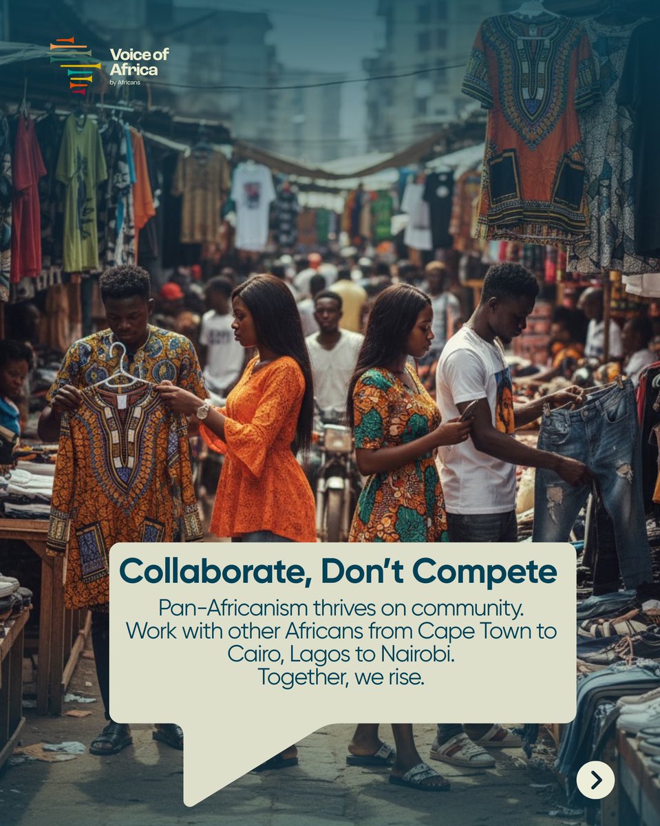 voice_ofafrica's tweet image. To be Pan-African is not just to wear African prints or quote history, it’s to live Africa every day. It’s in how we think, how we build, how we love, and how we stand for one another across borders. 

#panafricanism #voiceofafrica #africanunity #africanpride #africarising