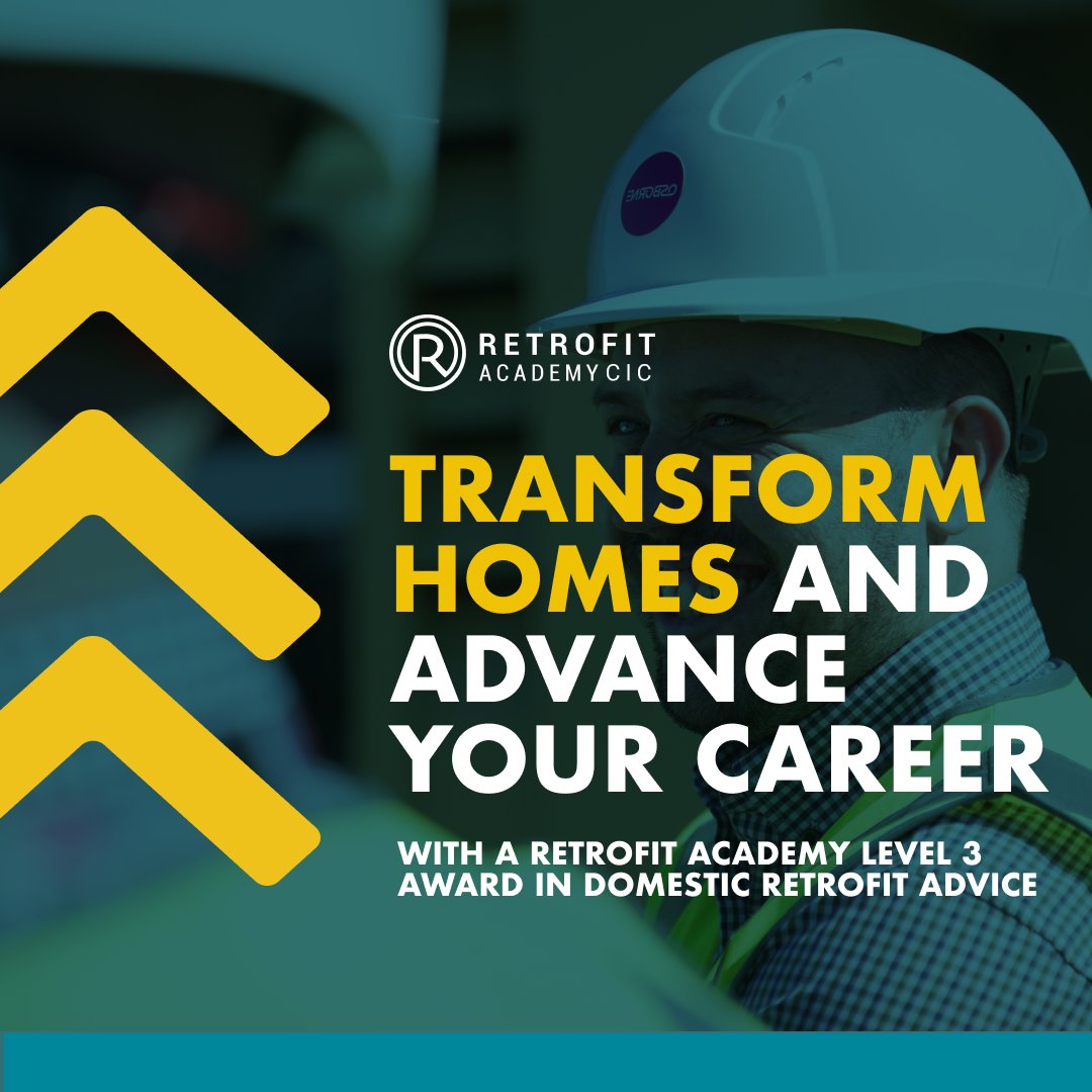 retrofitacademy's tweet image. Enhance your tenant engagement with the Level 3 Award in Domestic Retrofit Advice 🌿

Build trust, strengthen communities &amp;amp; support residents through retrofit works with PAS-aligned, flexible, expert-led learning.

👉 Apply now: loom.ly/yY3QAUo

#Retrofit #Housing