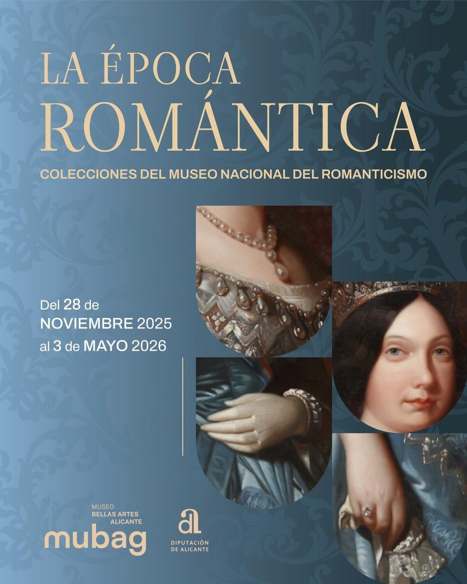 🏛️ M U B A G 🏛️

En <a href="/MuseoMUBAG/">MUBAG</a> nos anuncian su próxima exposición temporal “La época romántica. Colecciones del Museo Nacional del Romanticismo” 

Estaremos muy atentos a sus publicaciones 👏🏼

📍MUBAG 
📅 A partir del 28 de noviembre de 2025