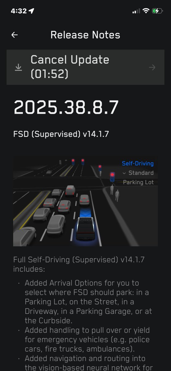 Yasss!!! FSD v14.1.7 on the Cybertruck 

Thank you Tesla FSD team