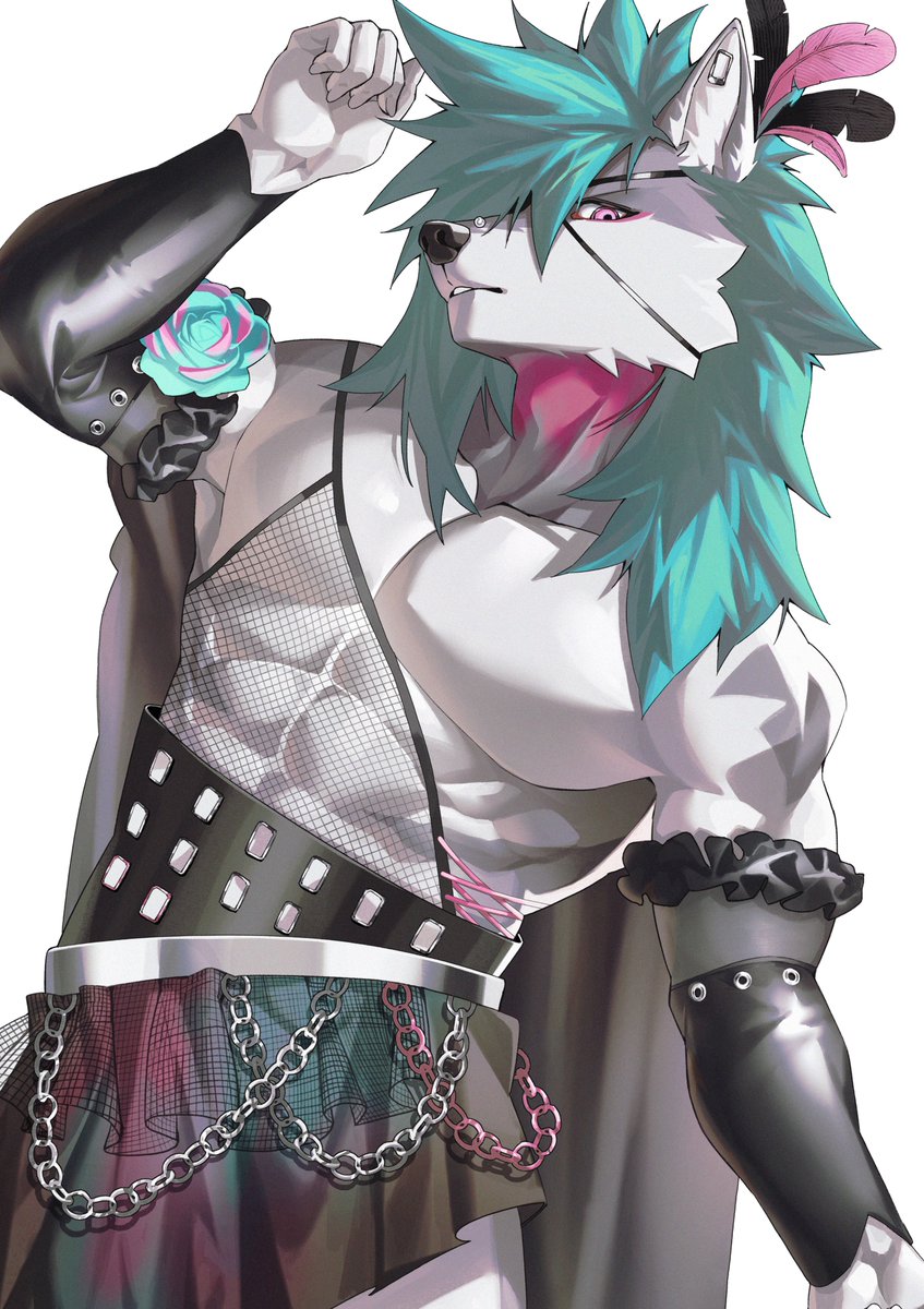 Commission for <a href="/BlossomingRuin/">blossomingRuin 🍉free Palestinian</a> 🔥
.
#furry #furryarts #furryartwork #art