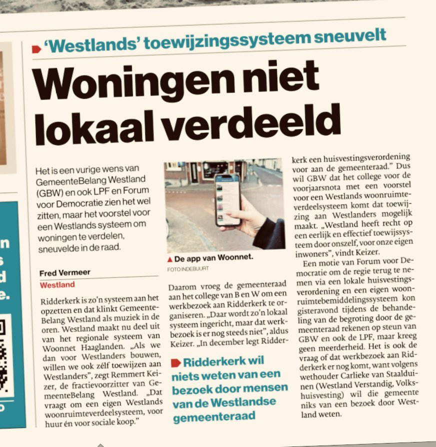 Zo jammer - maar vooral toch on-be-grij-pe-lijk! - dat de collegae van @WestlandVerstandig wel steeds de mond vol hebben over ‘we moeten uit Woonnet’ maar dan niet ons voorstel steunen om sociale huur- en koopwoningen lokaal te gaan verdelen. #wldebat